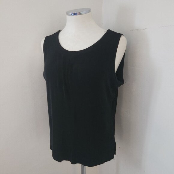 VTG A Touch of Class Clothing Black Top Women's Size L/XL - Picture 4 of 4